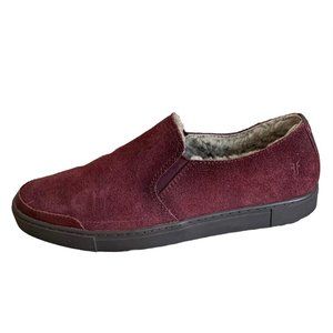 Frye Gemma Shearling, Bordeaux colorway